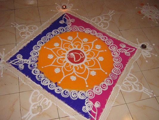 4th floor rangoli
