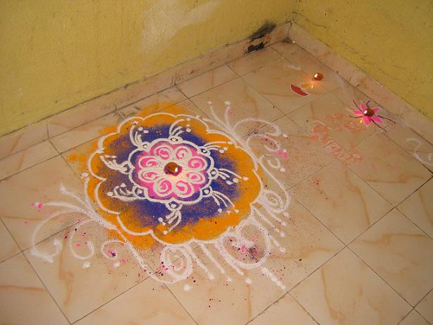5th floor rangoli